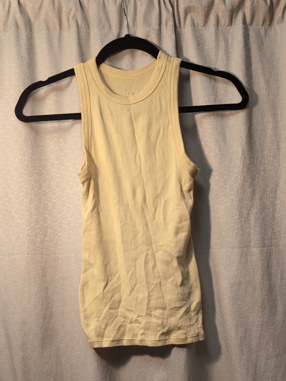 a new day | Woman's Ribbed High-Neck Muscle Shirt